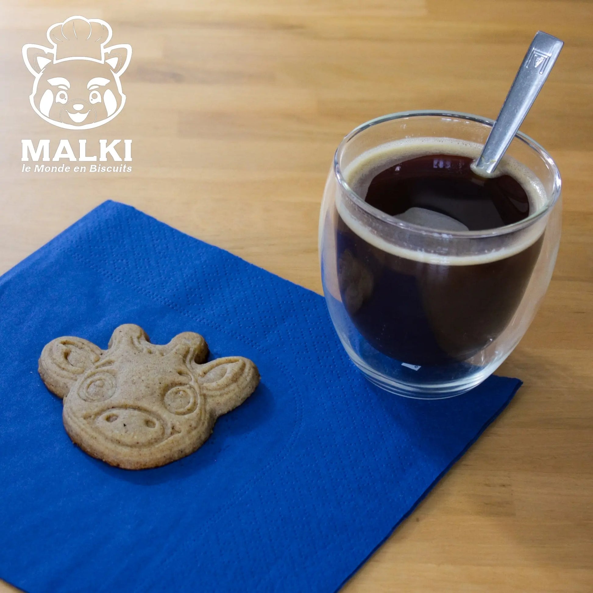 Biscuit Girafe et café