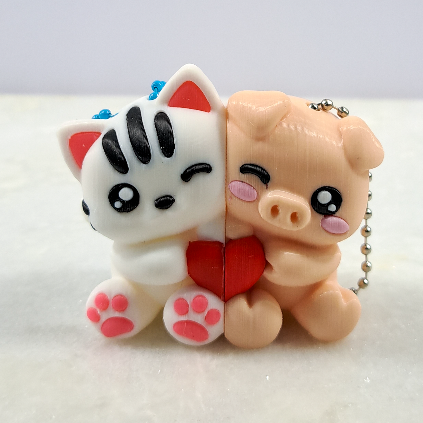 Better Together - paire aimantée avec chainette